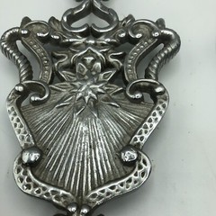 Beautiful 😊 Antique Cast Aluminum Cooking Trivets Pan Pot Holder Fun