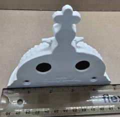 Margaret Furlong Shell Sea Urchin Seahorse Wall Sconce 2000 Mini Shelf Ceramic