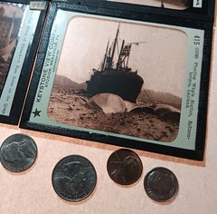6 NORWAY SWEDEN DENMARK FINLAND whaling vtg antique glass magic lantern slide