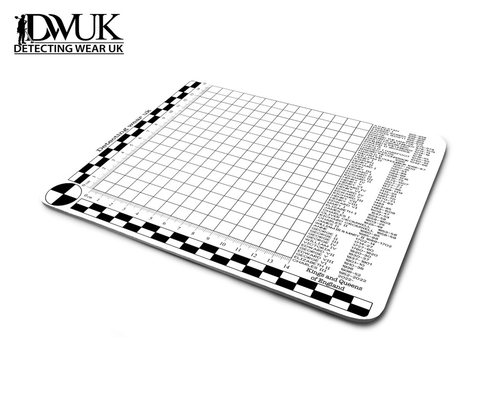 New Monarchy Metal Detecting Finds Scale Mat For Larger Finds & Assemblages