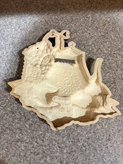 Vintage Home Interiors Plastic Wall Plaque Cottagecore Teapot Made In USA