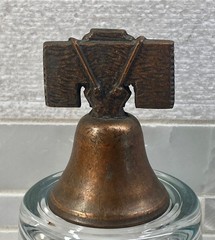 1976 Bicentennial Liberty Metal Bell Copper Color Steel 1776-1976 Souvenir