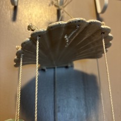 Ceramic Nautical Ocean Beachy With Corals Starfish And Shells Wind Chime Mobile
