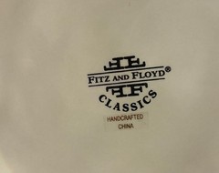 Fitz and Floyd Snowy Woods Candy Dish 9 1/2″ Tall Classic NIB