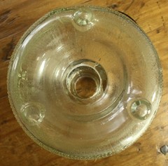 Heavy Pebbled Decorative Glass Bee, Wasp & Sun Catcher Summer Patio or Porch
