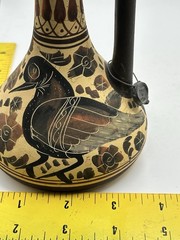 Corinthian 550 BC Reproduction Vessel Hand Crafted And Painted In Greece Birds
