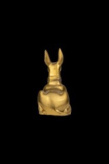 A Rare Egyptian Artifacts Of Authentic Pharaonic Statue Egyptian God Anubis Bc