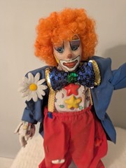 Vtg Gorgeous 1970’S-1980’S Danbury Mint Twinkles The Circus Porcelain Clown