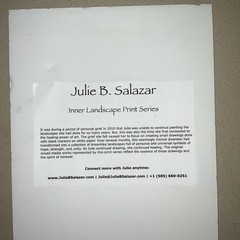 Julie B. Salazar Artist Signed & Matted “Un Dreams” New Mexico
