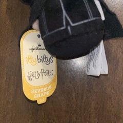 Hallmark Itty Bittys Severus Snape Harry Potter Hogwarts NWTs Plush Toy RETIRED