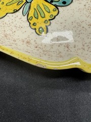 Vintage Butterfly Ceramic Hand Painted Trinket Dish – Unbranded