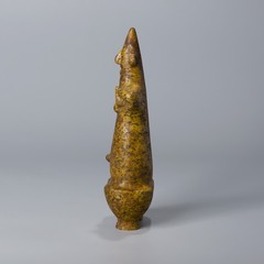 Ancient Near Eastern Jasper Stone Steatopygous Female Idol – Bronze Age