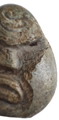 Ancient Prehistoric Neolithic Stone Carved Figurine Idol Worshipper God 3000 BC
