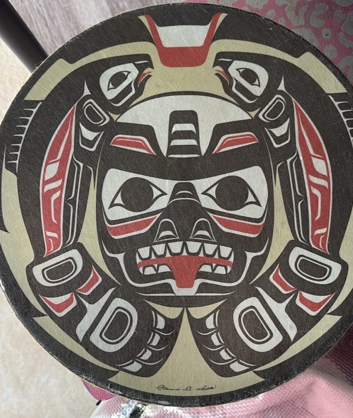 Northwest Coast Indigenous Art Wooden Wall Plaque – Clarence Wells signed