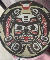 Northwest Coast Indigenous Art Wooden Wall Plaque – Clarence Wells signed