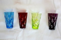 Faberge “Na Zdorovie” Bubble Vodka Shot Glasses- Set of 4 in original box