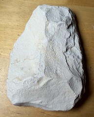 Replica Egyptian Limestone Relief Fragment Ostracon Hieroglyphic – Vintage
