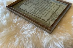 Antique Framed Mother Quote Wall Art