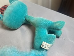 1965 Kamar Blue Scruffy Fox With Hat Rare