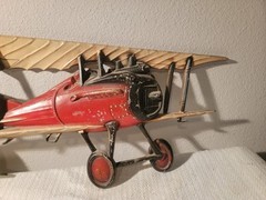 Sexton Airplanes Cast Metal Wall Set o 5 Original Paint 2 Sizes USA Made VIntage