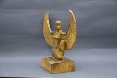 Ancient Egyptian Artifacts RARE AUTHENTIC WINGED STATUE Of Egyptian Goddess Isis