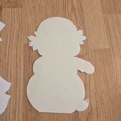 Vintage Hallmark Snowman Centerpiece Christmas Decoration – 1970s 1980s Die-Cut