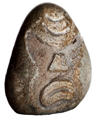 Ancient Prehistoric Neolithic Stone Carved Figurine Idol Worshipper God 3000 BC