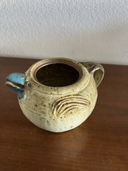 Signed Bird Pot Bowl Teapot Vase Ceramic Mid Century Modern Modernist Mcm Era