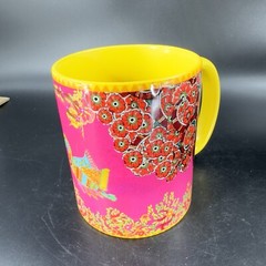 The Bombay Store 10 Oz Multicolored Indian Theme Porcelain Coffee Mug Cup