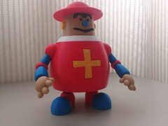 Superbook´s Gizmo 1981 articulated robot 5 inches figure For display only