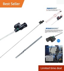Stainless Steel Transmission Dipstick – 23.74” Oil Level Indicator for Most Cars