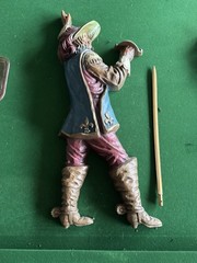 Vintage 3 Musketeers Wall Hangings With Unknown Metal Swords One Sword broken