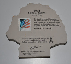 Cats Meow 2002 Special Event Unity Tree (NY Firefighters & Police Heroes