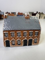 Mudlen End Studio Felsham Suffolk Pottery Miniature House Cottage #22 Large Flat