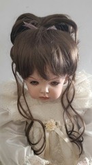 Porcelain One-of- Kind Artisan Doll – “Tibby” by doll Artisan Gwen Bentley