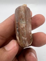 Rare Ancient Old Bactria Era Natural Triangular Jasper Stone Bactrian Bead