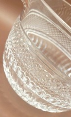 Edwardian Irish Hand Cut Crystal Wine Rinsers, Very Unique, Quality Pieces