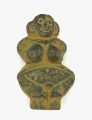 Ancient Mother Goddess Near East Idol Stone Figure Fertility Idol 2000 BC
