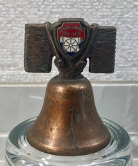 1976 Bicentennial Liberty Metal Bell Copper Color Steel 1776-1976 Souvenir