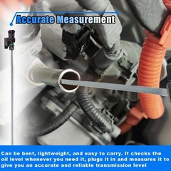 Stainless Steel Transmission Dipstick, 23.74 Inch for CVT Oil Level Measurement