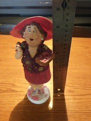 Foxy Ladies MABEL Bobblehead Figurine “IT’S MY BODY & I”LL EAT WHAT I WANT TO”