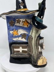 Blue Sky Clayworks Halloween The Witches Shop, Village House, Candle House, NEW