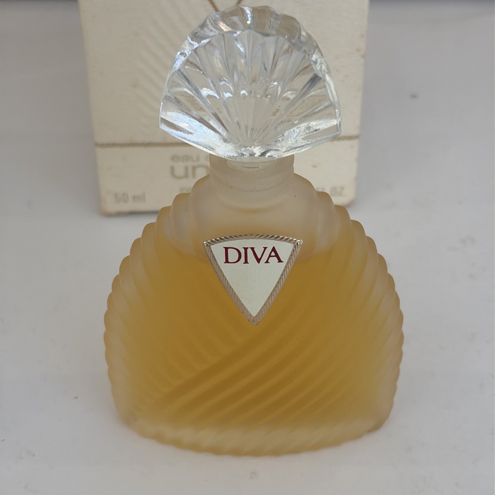 Fleur Diva Eau de Toilette Collectible Bottle 50 ml Emanuel Ungaro Vintage