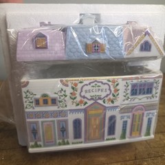 The Lenox Village 1994 Recipe Box no cards New In Original Packaging