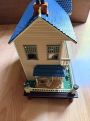 VTG 1991 Enesco Victorian Vignette Animated Action Musical Working Doll House