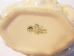 PAIR OF BELLEEK PARIAN CHINA , SWAN CREAMER AND SEA SHELL CANDY OBLONG DISH