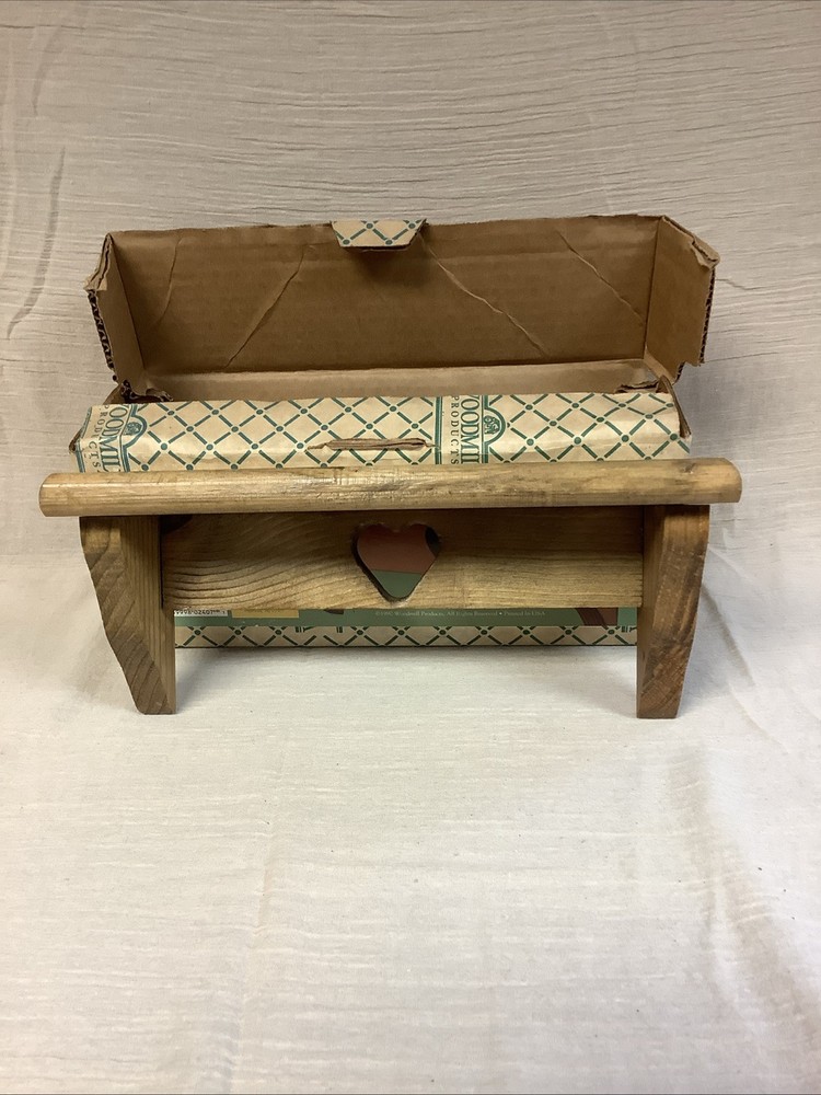 Vintage 1990’s Lancaster 12” Wooden Heart Shelf w/ Original Box.