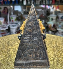 Ancient Egyptian Antiquities Exquisite Pyramids with Pharaonic Inscriptions BC