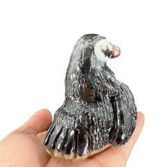 Vintage Studio Art Pottery Penguin Bird Figure Stoneware Figurine Hand Made VTG