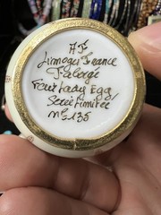 Faberge Petit Baby Egg With Bear Hand Signed by Tatiana Faberge NIB